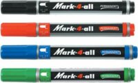Stabilo "Mark-4-all" 1.5-2.5 mm Alkoholos marker kúpos - Piros