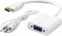 Sbox SX-536183 HDMI - VGA audióval Adapter Fehér