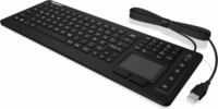 RaidSonic IcyBox KeySonic USB Billentyűzet ENG + touchpad - Fekete