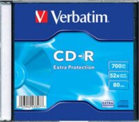 Verbatim CD-R 700 MB, 80min, 52x vékony tokban (DataLife)