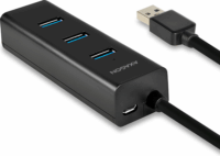 Axagon HUE-S2B USB 3.0 HUB (4 port) Fekete