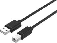 Unitrek Y-C430GBK USB 2.0 A apa - B apa Adepter kábel 1.0m - Fekete