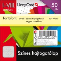 Lizzy Card 657 Színes hajtogatólap (10x10 cm) - 50 db