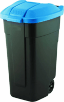 Curver 110 literes görgős műanyag szemetes - Kék/fekete