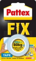 Henkel "Pattex Fix 80 kg" Ragasztószalag kétoldalas 19 mm - Kék (1.5m)