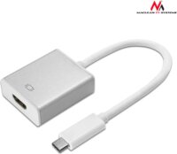 Maclean MCTV-841 USB-C apa - HDMI anya Adapter - Fehér