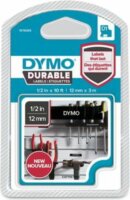 Dymo D1 Feliratozógép szalag 12 mm x 3 m - Fekete-fehér