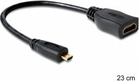 DeLOCK nagy sebességű HDMI kábel Ethernettel - micro D apa > A anya