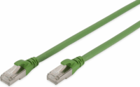 Assmann DK-1644-A-PUR-010 S/FTP CAT6a Patch kábel 1m Zöld