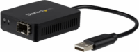 Startech US100A20SFP USB-A apa - SFP anya adapter - Fekete
