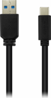 Canyon CNE-USBC4B USB-A - USB-C (apa - apa) kábel 1.5m - Fekete