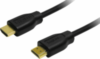 Logilink CH0005 HDMI - HDMI Nagy sebességű összekötőkábel Ethernettel 0,5m Fekete