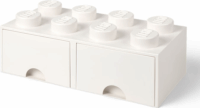LEGO 40061740 Fiókos tárolódoboz (4x2) - Fehér