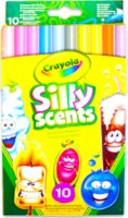 Crayola Silly Scents Vékony illatos filctoll készlet - Vegyes színek (10 db)