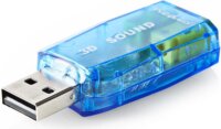 Nedis USCR10051BU 5.1 USB 2.0 Hangkártya