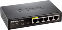 D-Link DGS-1005P/E Gigabit PoE Switch - Fekete