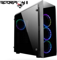 Chieftec Gaming Scorpion II RGB Számítógépház - Fekete