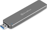 Silverstone SST-MS09C USB 3.0 M.2 Külső SSD ház - Ezüst