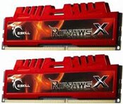 G.Skill 8GB /1600 RipjawsX Red DDR3 RAM KIT (2x4GB)