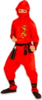 Widmann 01338 Sárkány ninja jelmez - 158 cm-es méret / Piros
