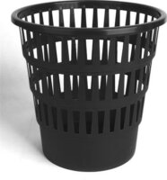 Victoria 15 literes rácsos műanyag szemetes - Fekete