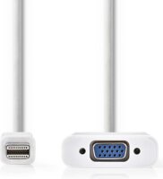 Nedis CCGP37850WT02 Mini DisplayPort apa - VGA anya kábel 0.2m - Fehér