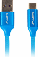 Lanberg CA-USBO-22CU-0005-BL USB-C Quick Charge 3.0 kábel 0.5m