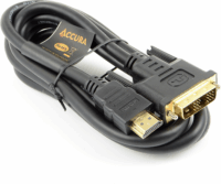 Accura ACC2106 HDMI - DVI (apa - apa) kábel 1.8m - Fekete