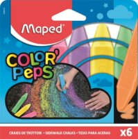 Maped Color'Peps Aszfaltkréta - 6 különböző szín (6 db)