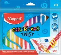 Maped Color'Peps Kitekerhető Zsírkréta -12 különböző szín (12 db)