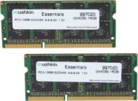 Mushkin 16GB /1333 Essentials DDR3 Notebook RAM KIT (2x8GB)