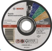 Bosch 2608602385 Rapido 125mm Darabolótárcsa egyenes