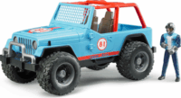 Bruder Jeep Wrangler kék terepjáró sofőrrel
