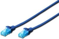 Digitus DK-1512-0025/B UTP CAT5e Patch kábel 0.25m Kék
