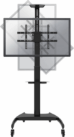 NewStar PLASMA-M1900E 37"-70" LCD TV/Monitor mobil padló állvány - Fekete