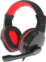 Natec Genesis Argon 100 Gaming Headset Fekete/Piros
