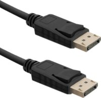 Qoltec DisplayPort v1.4 - DisplayPort v1.4 Audió-videó kábel 1.5m Fekete