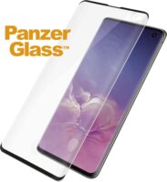 PanzerGlass™ Samsung Galaxy S10 Tokbarát Edzett üveg kijelzővédő, fekete kerettel