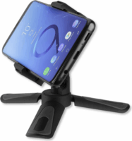 4smarts Pocket Tripod Mobiltelefon Asztali Állítható Állvány Max 6,5" - Fekete