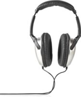 Nedis HPWD1201BK Vezetékes Fejhallgató - Ezüst/Fekete