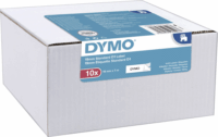 Dymo D1 19 mm x 7 m Feliratozógép szalag készlet - Fehér/Fekete (10 tekercs/doboz)