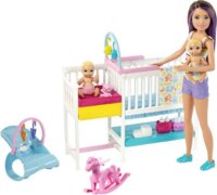 Mattel Barbie Skipper: Bébiszitter gyerekszoba szett