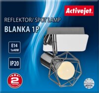 Activejet AJE-BLANKA 1P E14 Mennyezeti lámpa - Ezüst