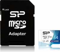 Silicon Power 64GB Superior Pro microSDXC UHS-I CL10 memóriakártya + Adapter