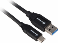 Sharkoon USB 3.1 Gen2 Type-A - Type-C Adatkábel 0.5m - Fekete