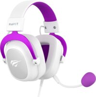 Havit H2002d Vezetékes Gaming Headset - Lila/Fehér