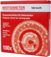 Motometer Tachográf korong 180 km/h (100 db)