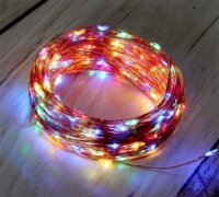 Iris Napelemes LED Fényfüzér 20m - Többszínű