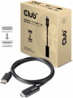 Club3D DisplayPort 1.4 - HDMI 2.0b kábel 2m Fekete