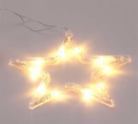 Iris LED Tapadókorongos Csillag karácsonyi dekoráció